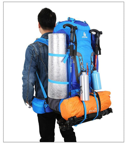 80L Camping Hiking Backpacks - superlight Sport Travel Bag 