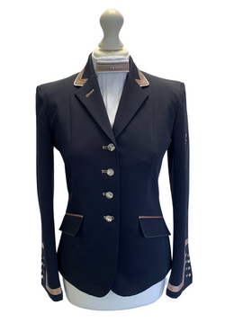 ladies navy blue short jackets