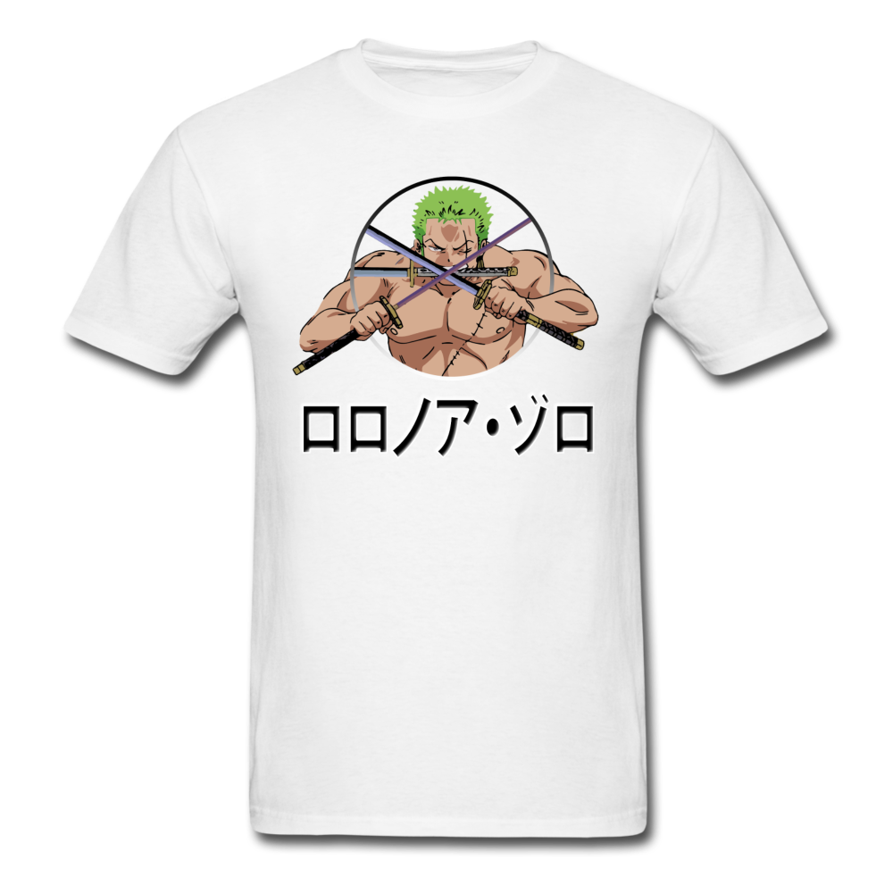 Zoro Roronoa One Piece Katakana Anime T Shirt Graphic Tees Store