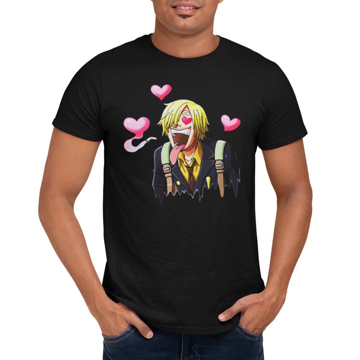 Sanji Drip One Piece Anime T Shirt Graphic Tees Store