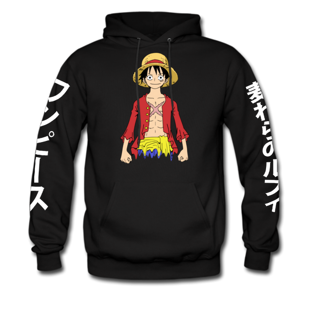 Straw Hat Luffy Drip Premium One Piece Anime Hoodie Sweatshirt Graphic Tees Store