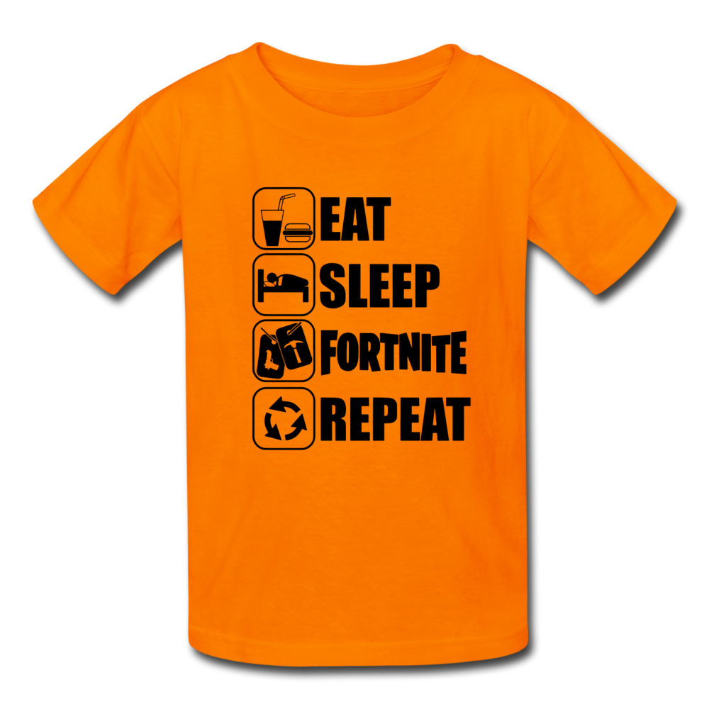 orange t shirt kid fortnite