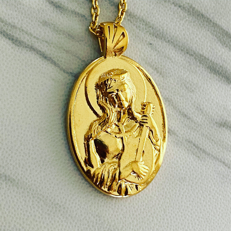 st cecilia pendant gold