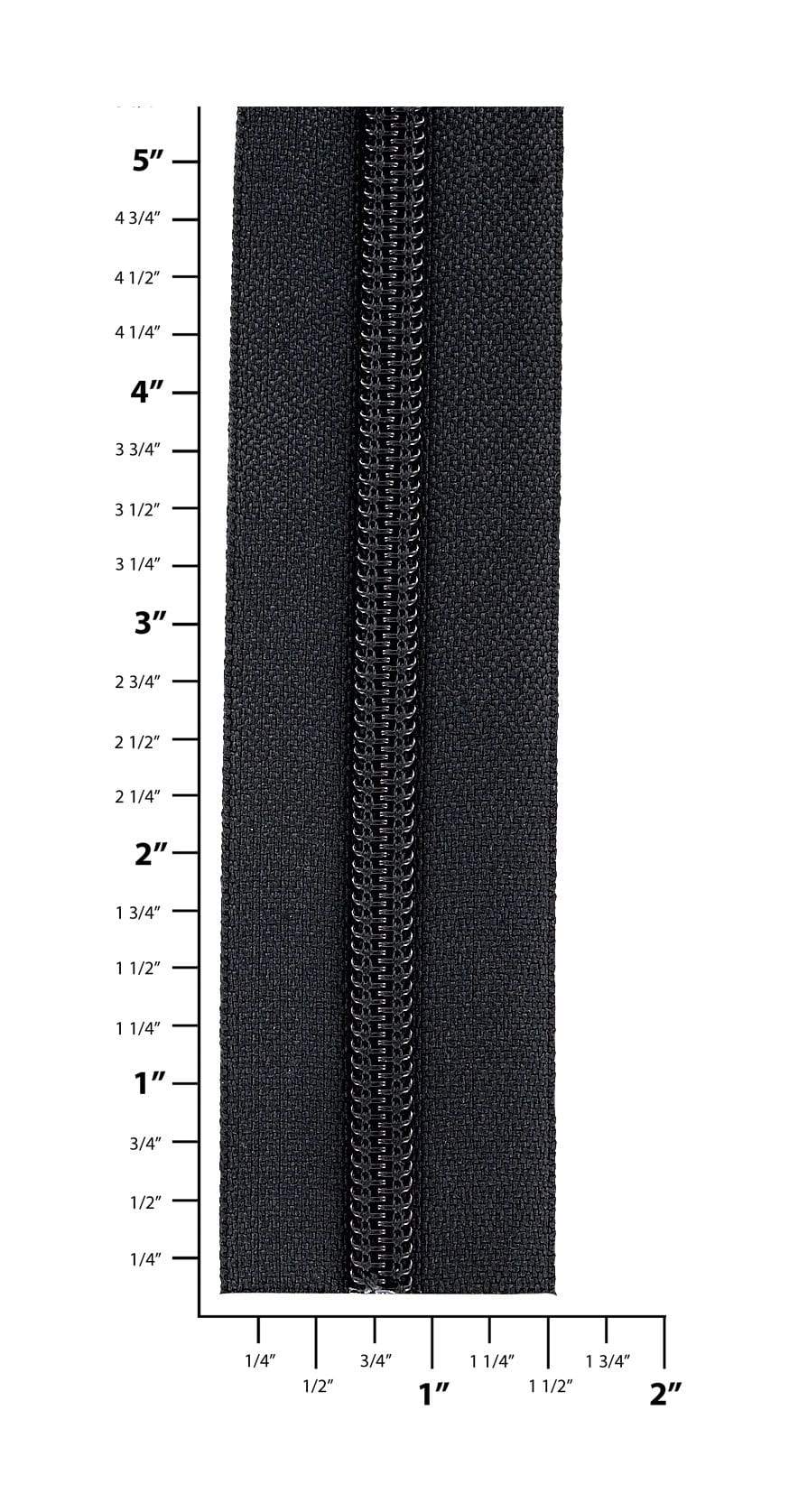 Ohio Travel Bag--#10 Black, YKK Coil Chain Zipper Tape, Nylon