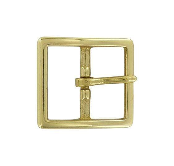 4 Pack Solid Brass Belt Buckles - 0.75 - 1 - 1.25 — Leather Unlimited