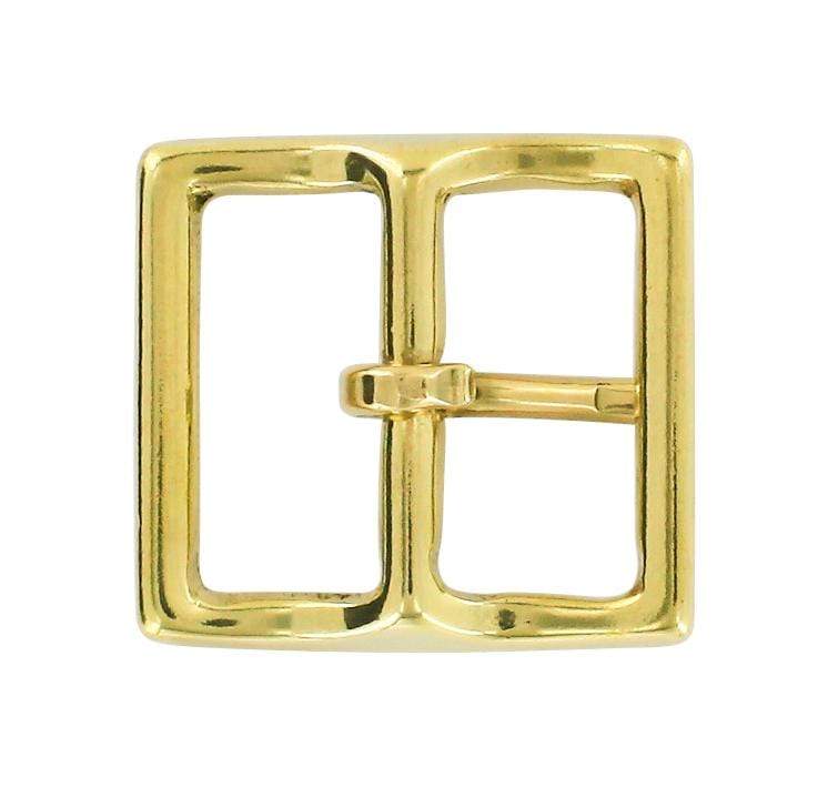 9946-2 BOC Solid Brass Buckle Replacement Center Bar Buckle Fits 1 Wide  Belt-(Gold) - Conchos
