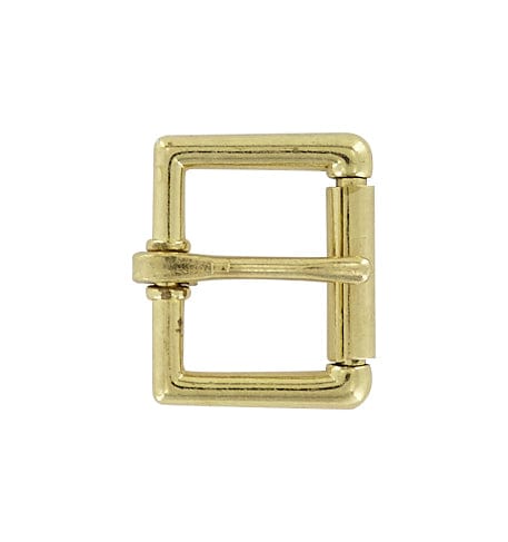 35mm Rectangular Solid Brass Roller Harness Belt Buckle by Trafalgar Men's  Accessories
