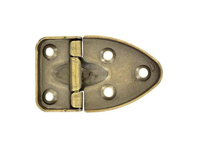 Ohio Travel Bag Trunk Lock, 3-1/2 inch, Antique Brass Finish, Steel, G-1-ANTB