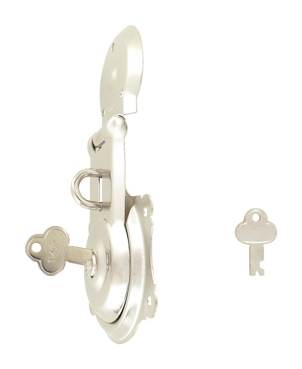 Ohio Travel Bag-Locks & Closures-3 1/2 Brushed Antique Brass, Trunk Lock,  Steel, #G-1-ANTB-$8.00