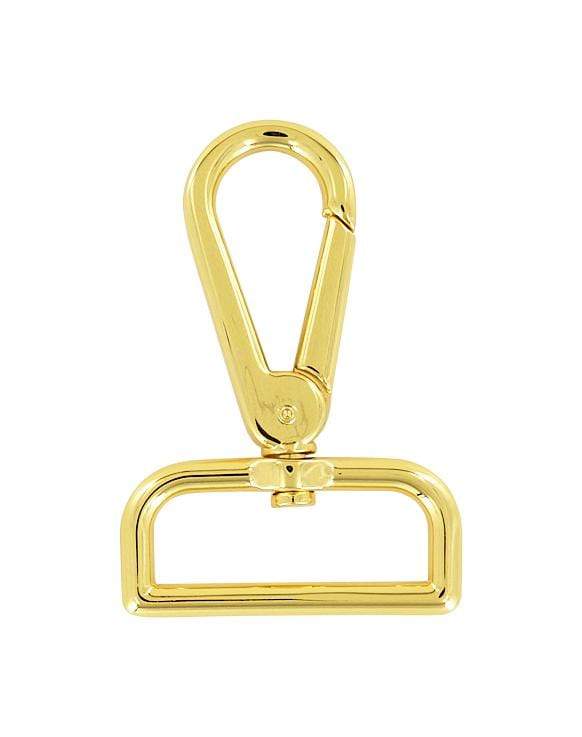 Brass snap hook 16cm, sold per 5 - LAMI-CELL