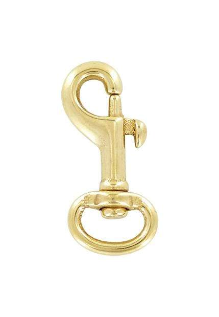 5/8 Brass, Swivel Snap Hook, Solid Brass, #P-1932