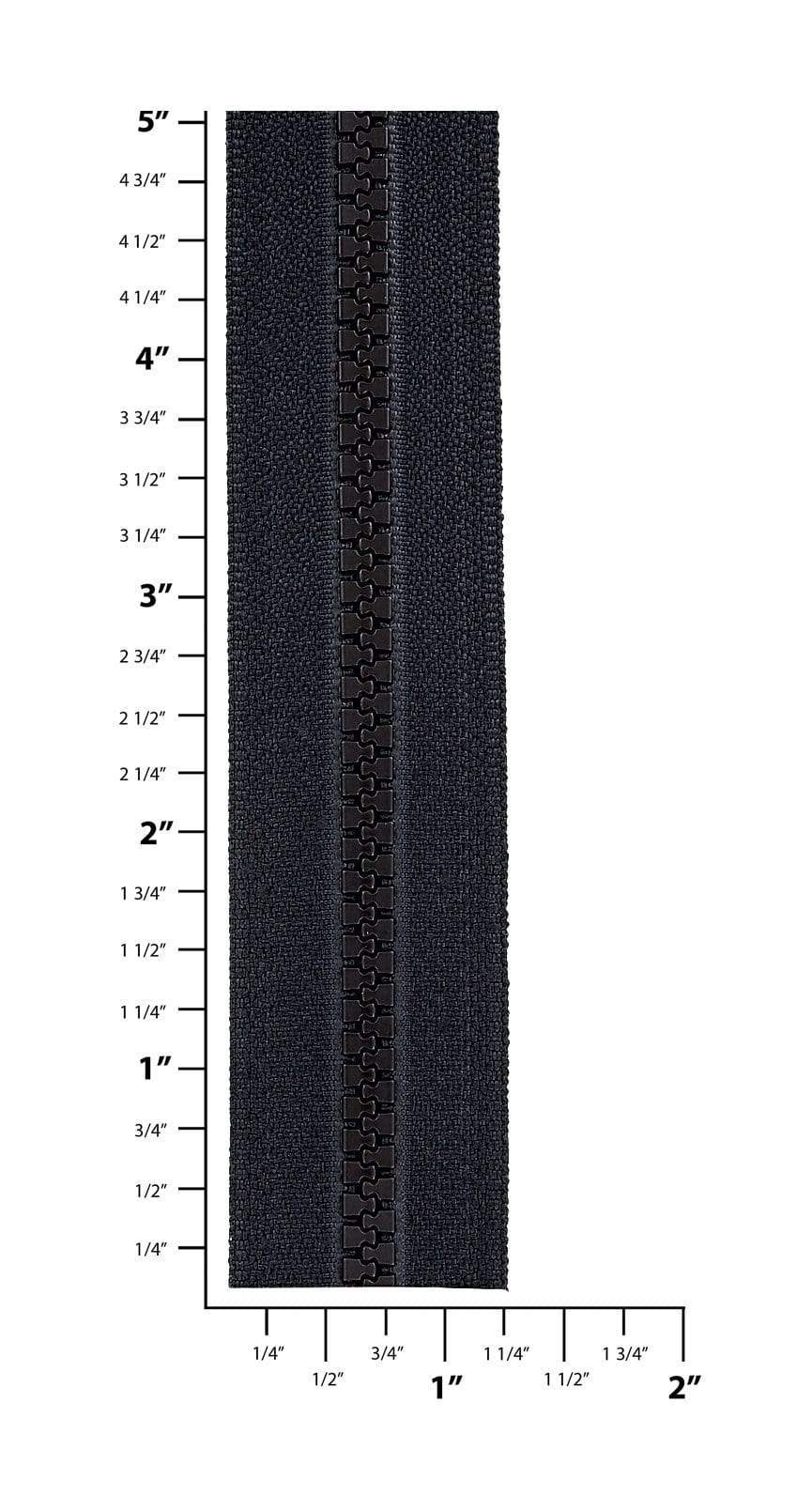 Ohio Travel Bag-Zippers-#10 Vislon, Black, 30 YKK Separating Two-Way  Jacket Zipper, Plastic, #10VTW-30-BLK-$8.10