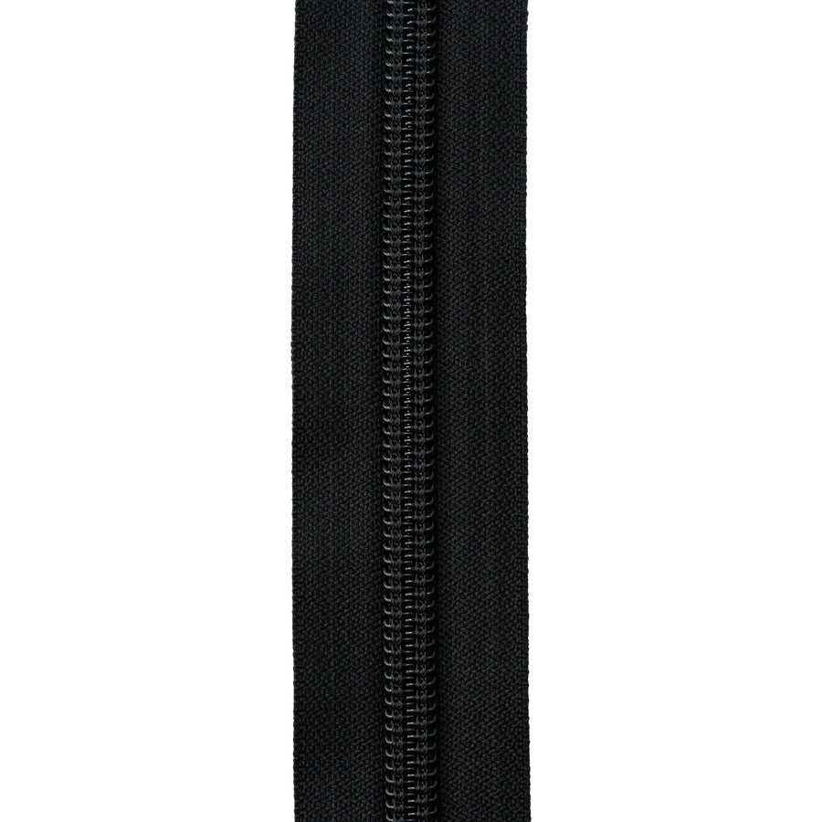 Ohio Travel Bag-Zippers-#8 Black, YKK Coil Water Resistant Zipper Tape,  Nylon, #8CWR-BLK-$3.40