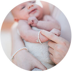 heirloom real pearl mommy and me adoption jewelry for girls.