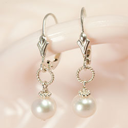 Shop Pearl Wedding Party Earrings.