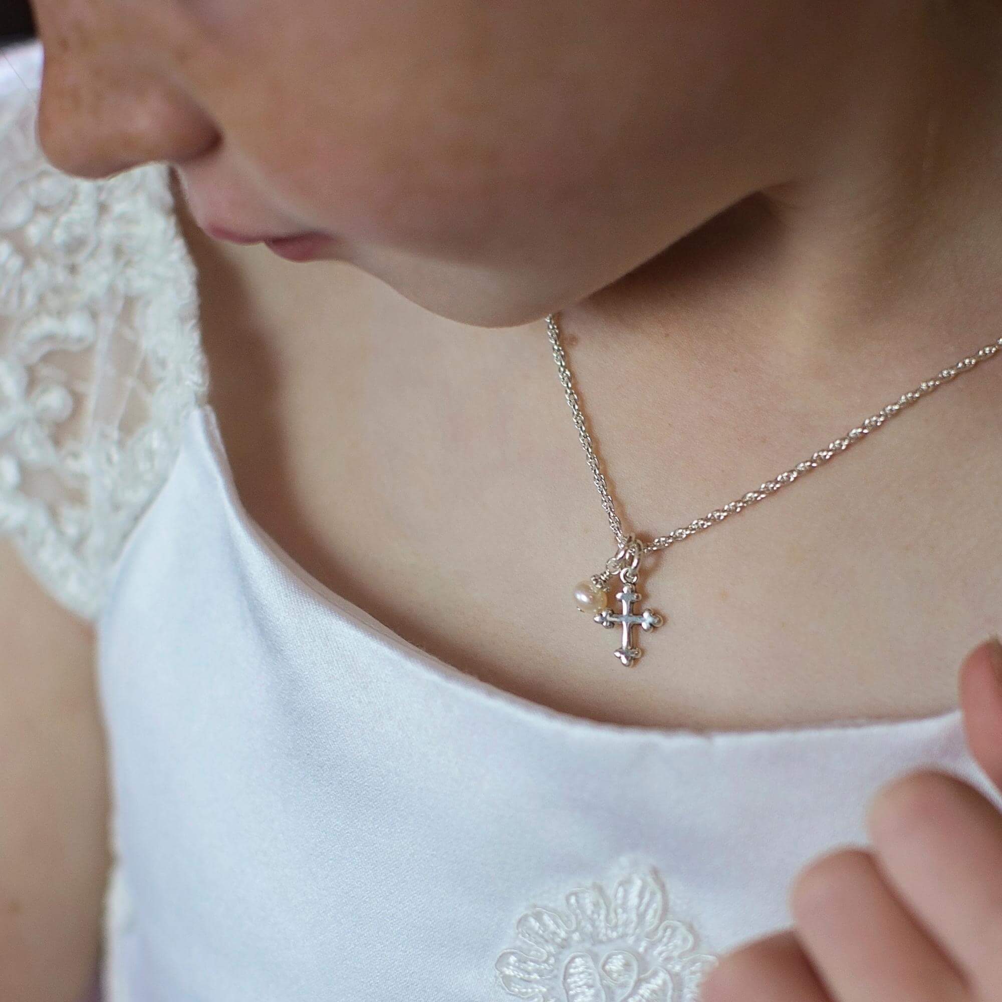 Baptism Cross Necklace Girl 2024 | www.nstw.org