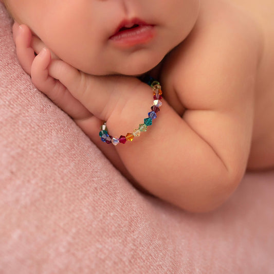 Toddler Girl bracelet, kids Unicorn shell pineapple cherry pearl milkt –  RainbowFlowerAU