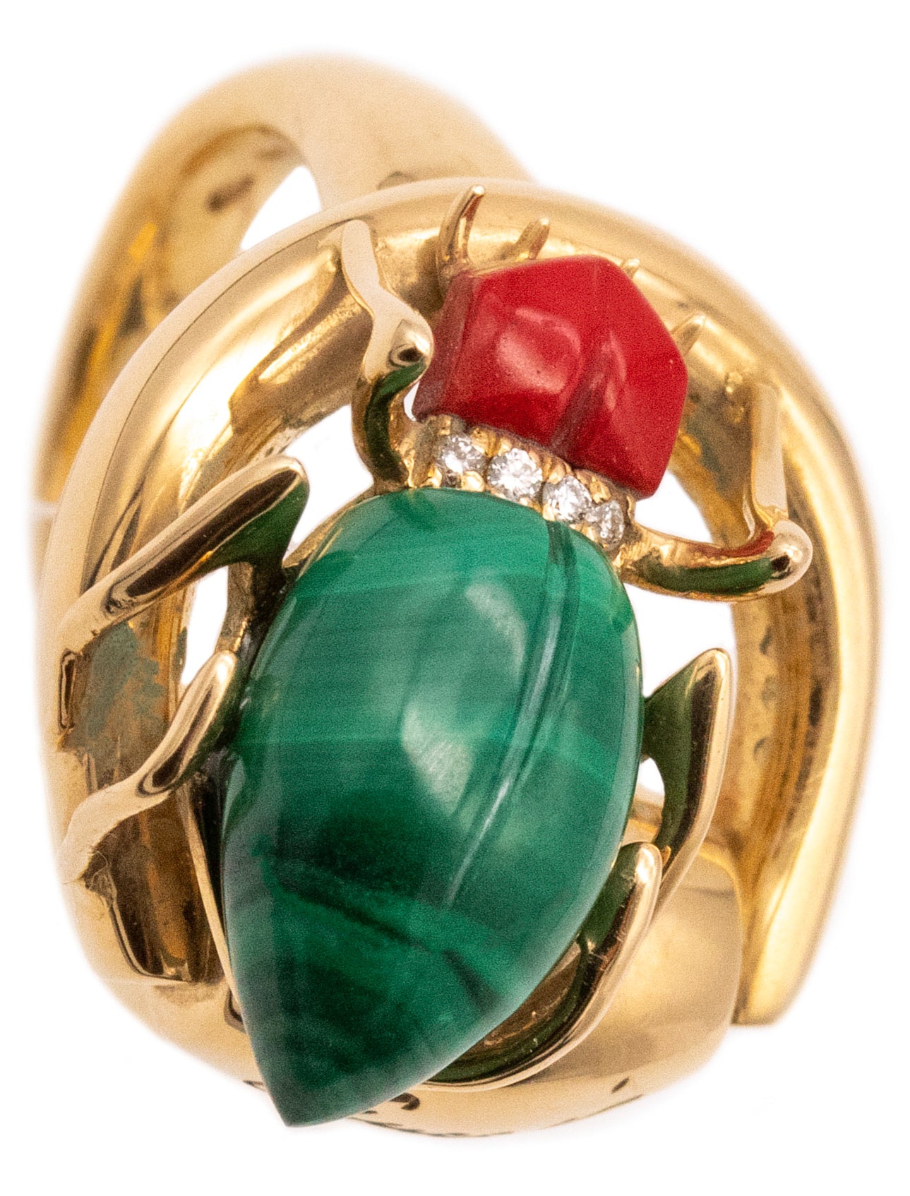 gucci beetle ring