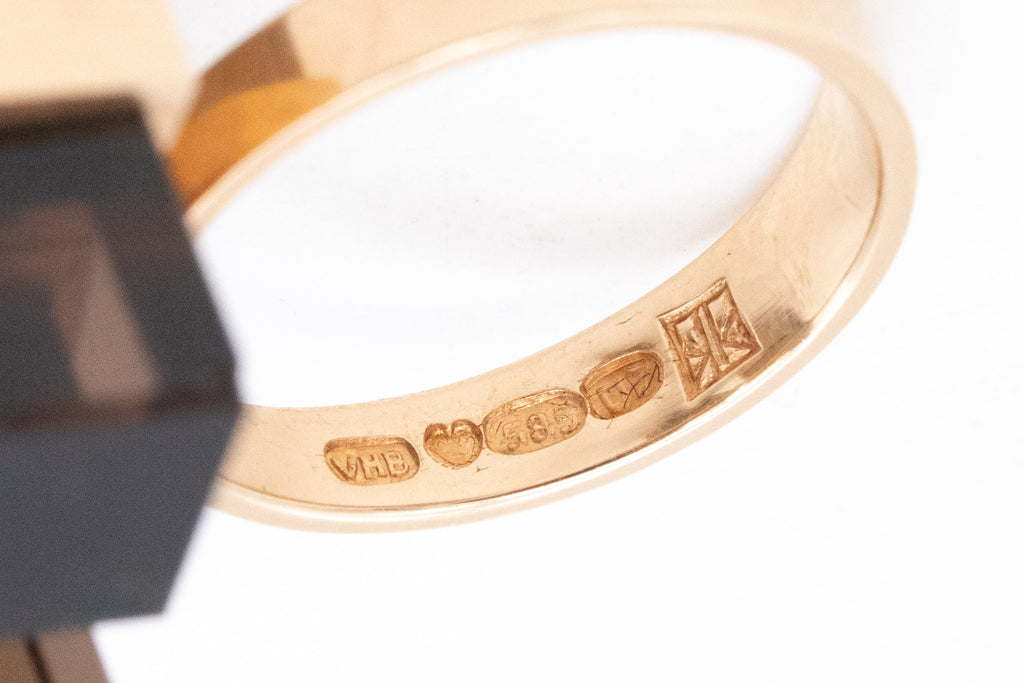 Kaunis Koru 1973 Finland Sculptural Geometric Ring In 14Kt Yellow Gold –  Treasure Fine Jewelry