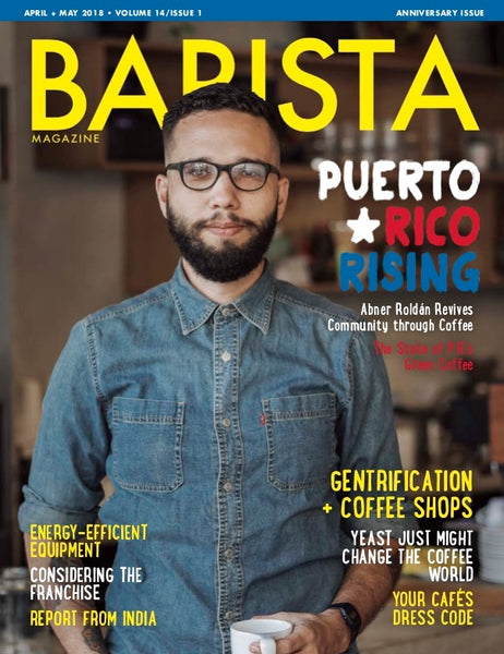 Barista Magazine Cover April/May 2018