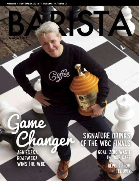 Barista Magazine Cover August/September 2018.