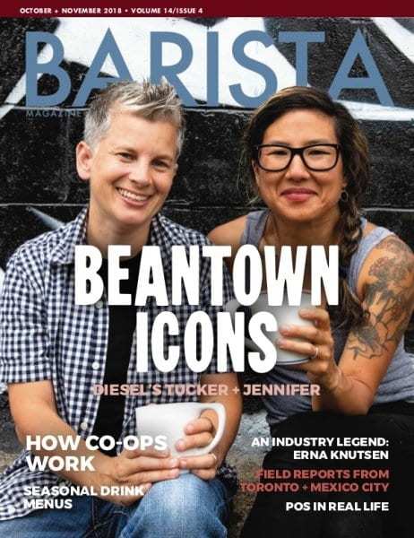 Barista Magazine Cover October/November 2018.