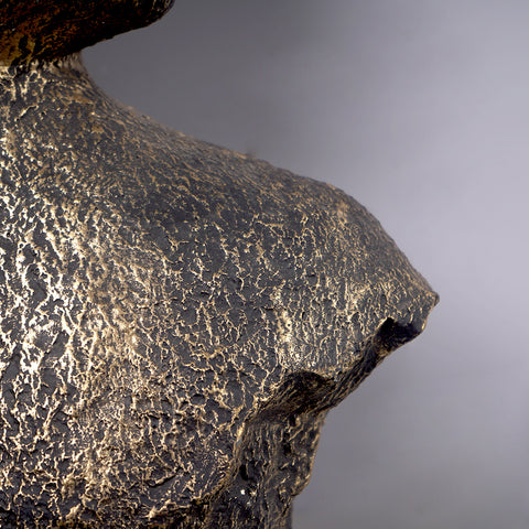 Surreal Bronze Man Table Planter