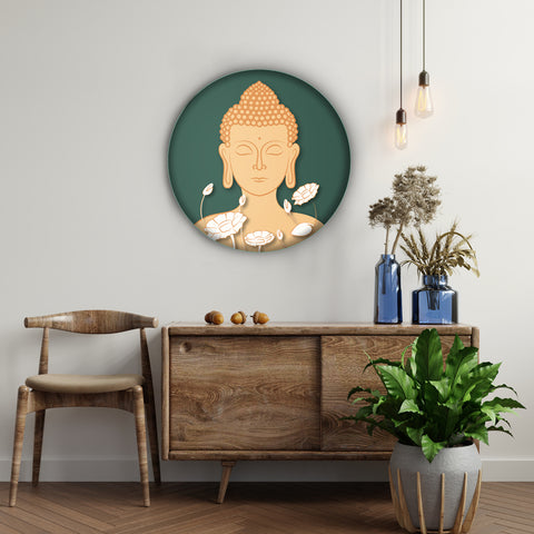 Gautam Buddha in Prayer Canvas