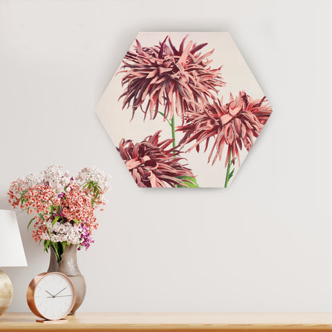 Garden of Blushing Flowers Canvas