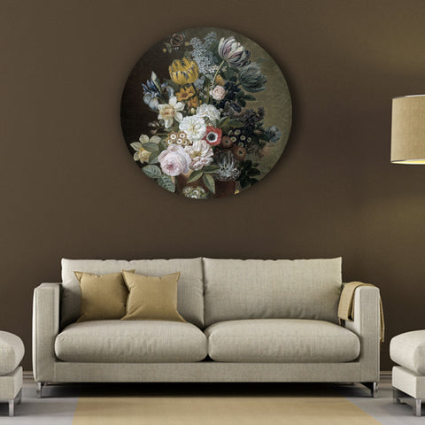 Flowers in an Imperial Style Canvas