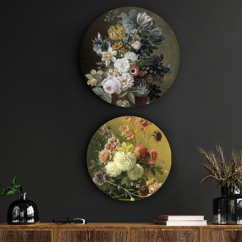 Flowers in an Imperial Style Canvas