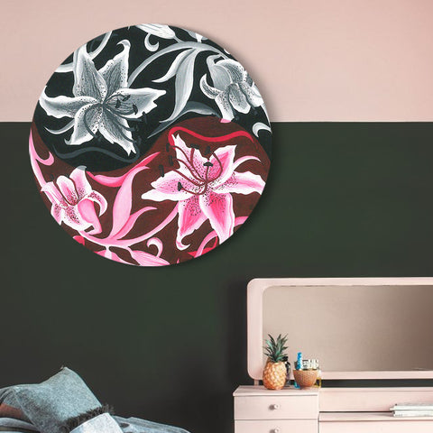 Yin and Yang Lily Canvas