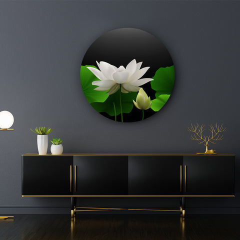 Purity of the White Lotus Canvas