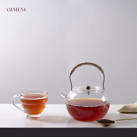 Minimalist Sublime Glass Tea Pot