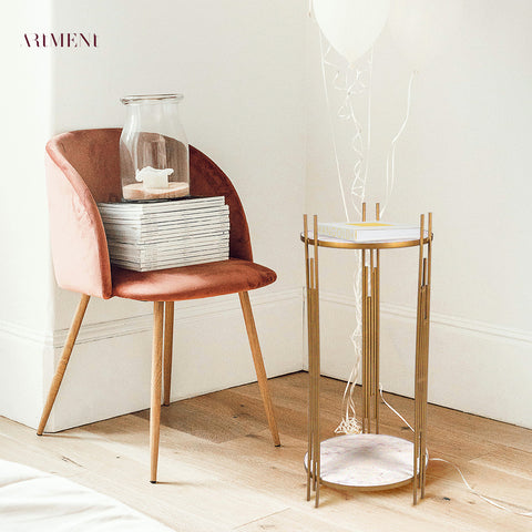 Modern Art Luxury Marble Side Table