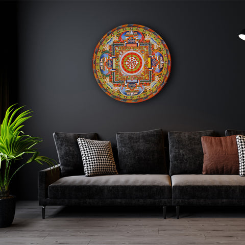 Kalachakra Mandala Canvas