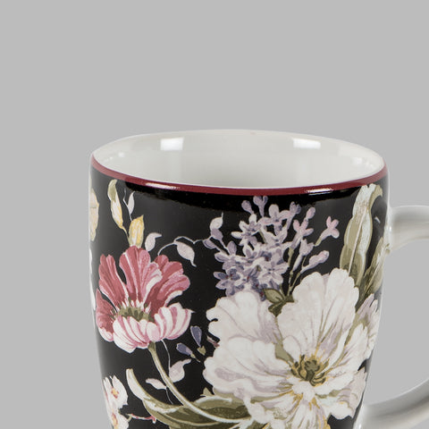 Victorian Black Royalty Mug