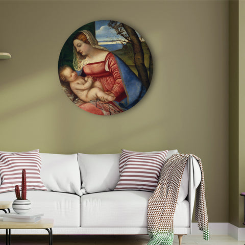 Baby Christ and Madonna Canvas
