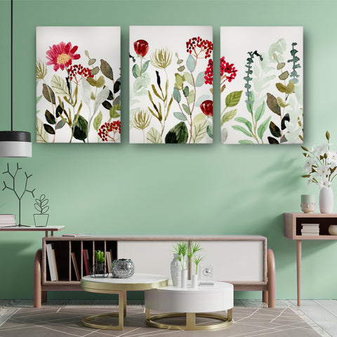 Surrounded by Bright Flowers Canvas