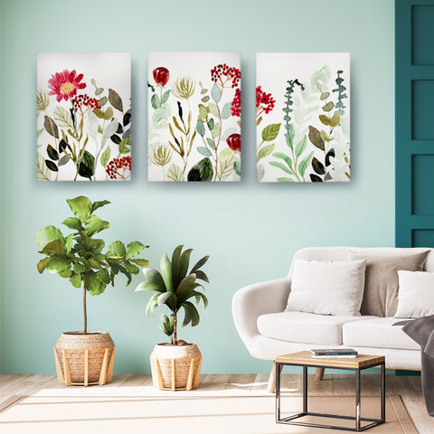 Surrounded by Bright Flowers Canvas