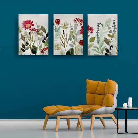 Surrounded by Bright Flowers Canvas