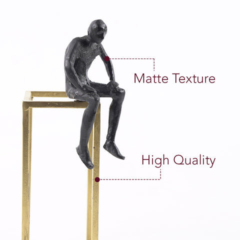 Modern Art The Thinker Table Accent