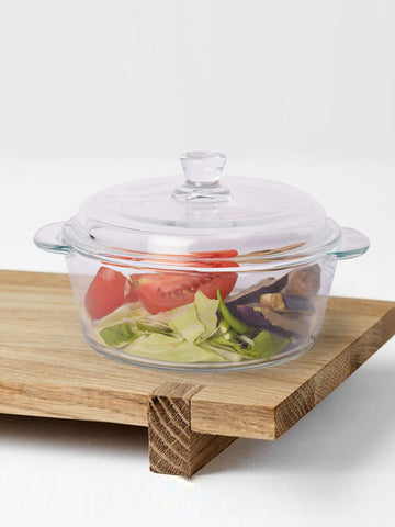 Clear Casserole for table