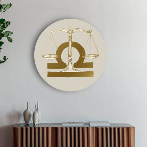 Fueled with Peace Libra Canvas