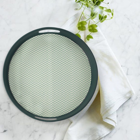 Minimalist Teal Serving Tray