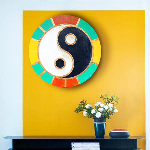 Geometric Yin Yang Dynamic Canvas