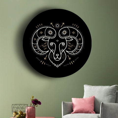 black-and-gold-zodiac-canvases-aries