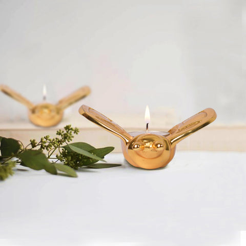 Golden Flight Tea-Light Holder