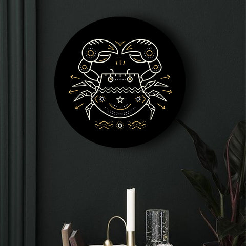 Black and Gold Zodiac Canvases