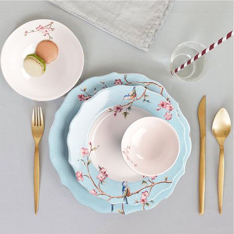 From the Dinner Set Essentials Guide: The Azure Ixora Collection